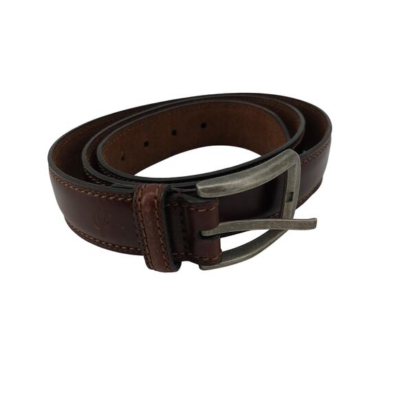 Docker's Brown Genuine Leather Belt Size 40 - Picture 1 of 10